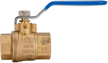 34 Inch IPS Heavy Duty Full Port Ball Valve, Brass Plumbing Fitting, 20047LF