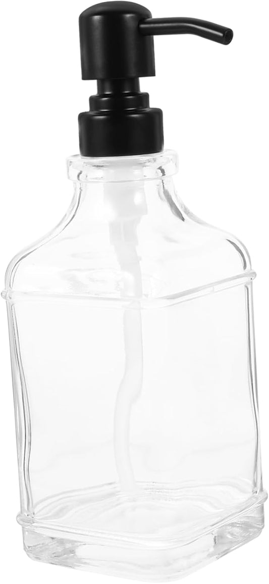 ABOOFAN Transparent Lotion Bottle Shampoo Container Hand Soap Dispenser Home Soap Bottle Liquid Container Soap Dispenser Glass Soap Dispenser Bathroom Soap Dispensers Pump Bottles