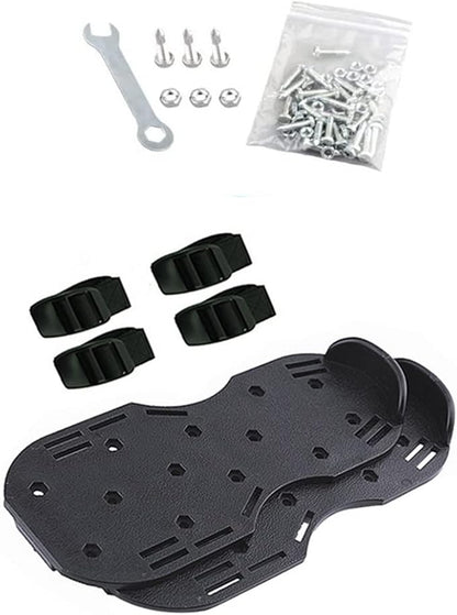 Lawn Aerator Shoes, Spike Shoes Lawn Aerator Tool Aeration Shoes for Epoxy Floor, Lawn Yard Patio Lawn Garden Yard (Black)