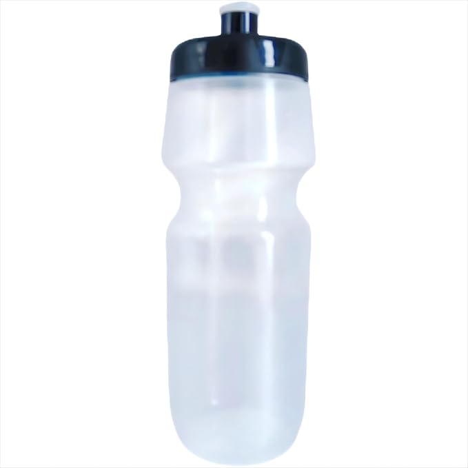 Sports Squeeze Water Bottle, 24 oz Cycling Bottle, BPA-Free, Leak-proof, Suitable for Cycling Gym Hiking Outdoor Hydration. (Clear) (1)