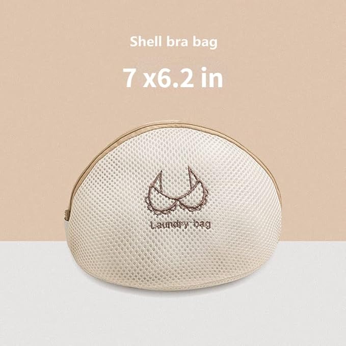 ZITEZHGO Small Mesh Laundry Bags Laundry Wash Bags Laundry Bags Wash Organizer for Delicates Dorm Underwear Bras Underwear (Beige,Bra+Underwear)