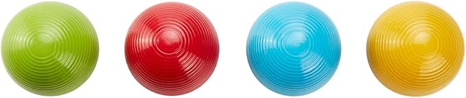 ApudArmis Croquet Ball Replacement Set, 6 Colored Balls for 28'', 32'' and 35'' Six Player Game