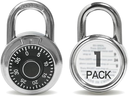 Lock 1 Pack Combination Lock Locker Lock for Gym and School Lockers Safe Combination Padlock Mini Combination LockOoaStandard Dial Combination Lock