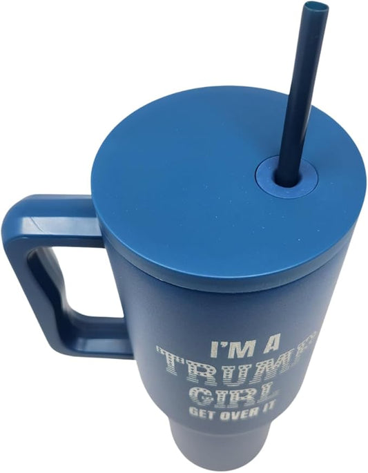 FTB Creative Political Series Tumblers, 40oz Trump Girl, No leak