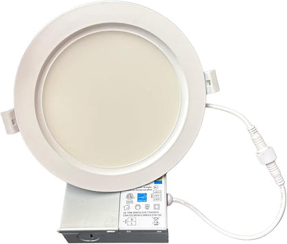 6 Inch Recessed LED Light, 6 Inch Retrofit LED Recessed Light, 16W Dimmable Slim LED Downlight, 3CCT Tunable 3000K4000K5000K Fixture