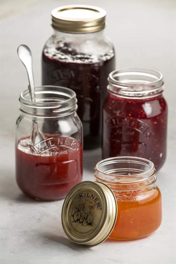 Kilner Preserve Screw Bands 7.2 cm (Pack of 6) Replacement Tin Screw Bands Preserve Jars Airtight and Leak Proof