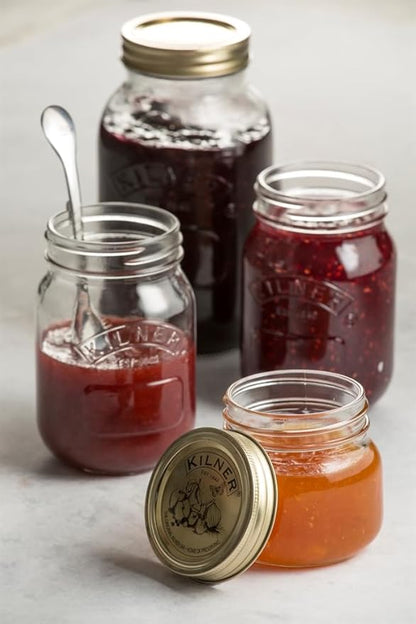 Kilner Preserve Screw Bands 7.2 cm (Pack of 6) Replacement Tin Screw Bands Preserve Jars Airtight and Leak Proof