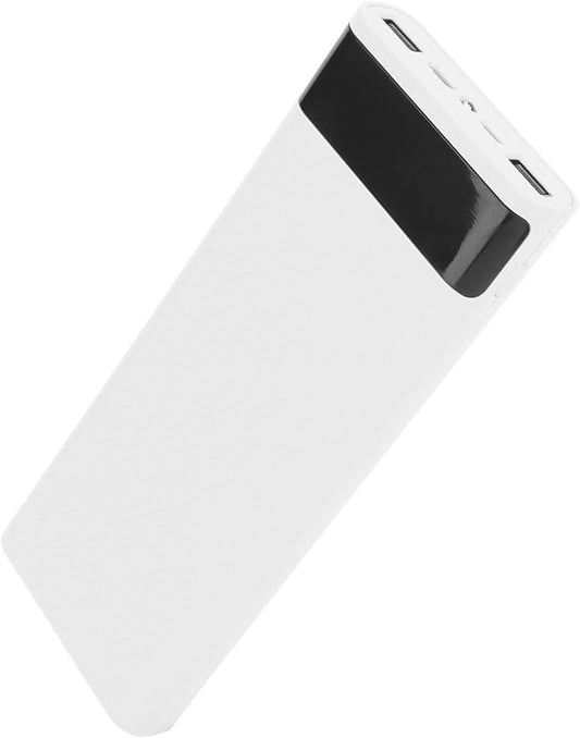 Cuifati Power Bank Kit,Lightweight 8 x Battery Storage Box Power Bank Kit DIY Portable Power Bank Jacking Accessory(White)