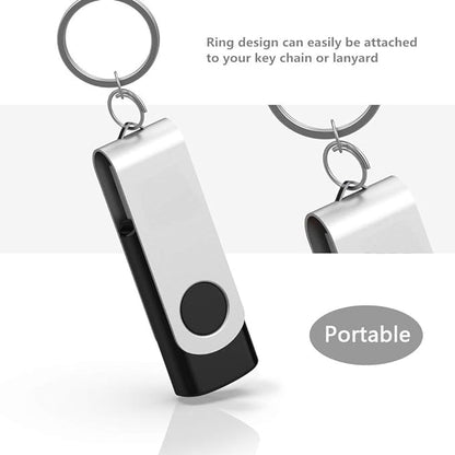 Aiibe 20pcs 8GB Flash Drives Bulk 8GB USB Flash Drive 20 Pack 8GB USB Sticks USB 2.0 Thumb Drive - Black