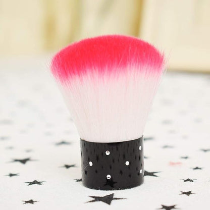 Nail Brush 1 Pc Nail Art Manicure Pedicure Dust Cleaner Cleaning Brush Powder Remover Flower Brush Beauty Tool Gel Nail Art Random Color