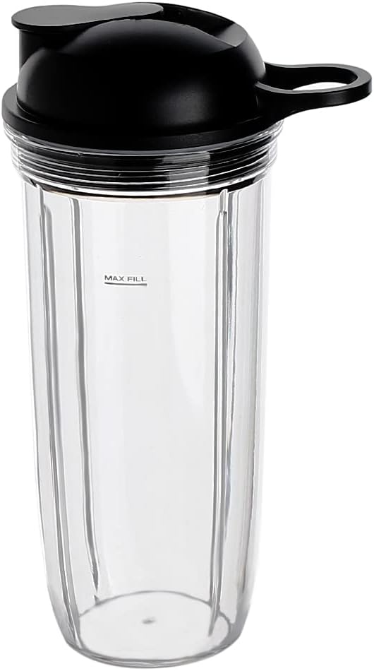 Replacement Parts cup with To-Go Lid OoaCompatible with NutriBullet Blender Combo NutriBullet Pro 1000 and NutriBullet Select 2.0 (32oz)