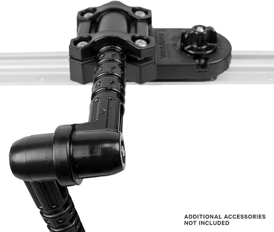 YakAttack Switchblade Transducer Mount | Track Mount Fish Finder Arm for Kayaks | 25.75" Adjustable Deployment Arm | Low Profile & Hydrodynamic | Built for Saltwater Use | Made in USA