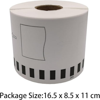 Continuous Labels Replaces DK-2205 Printer Label for QL-500 550 1050 1060, 62mmx30.48m, White