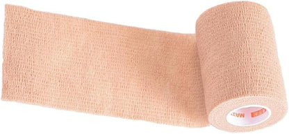 3" Self Adhesive Cohesive Tape Sports Roll, 5 Yards, Breathable Weight Bandage Wrap, Relieve Swelling, for Strains  Sprains