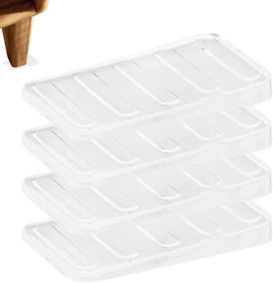 Table Shims for Leveling Clear,Levelers Adjustable Blocks Furniture Shims Wedges - 4X Furniture Pads Levelers Table Shims Levelers for Home Improvement
