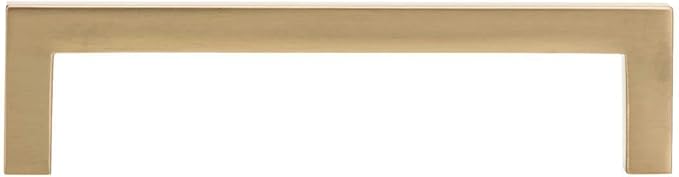 Richelieu Hardware BP873128CHBRZ Lambton Collection 5 116-inch (128 mm) Center-to-Center Champagne Bronze Modern Rectangular Cabinet and Drawer Pull Handle for Kitchen, Bathroom, and Furniture