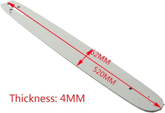 TC-Home 18" Chainsaw Guide Bar for 52CC 45CC Replacement 72 Link 0.325"LP .058 Gauge (18")