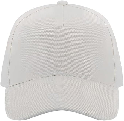 5-Panel Baseball Cap for Workouts, Hiking, Outdoor Sports, Customizable DIY Design, All-Season Comfort Fit, Adjustable