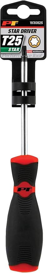Performance Tool W30825 T25 X 4-Inch Professional Star Screwdriver With Magnetic Tip