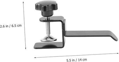 Angoily Universal Headset Hanger Desk Headphone Stand Aluminum Alloy Fits for Headphones Coiled Cords Holder