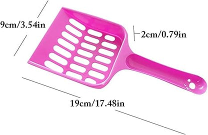 Cat Litter Spoon Shovel Plastic, pet Toilet Poop Artifact Garbage Sand Shovel pet Cleaning Artifact Dog Shovel pet Cleaning Tool(Off-White)