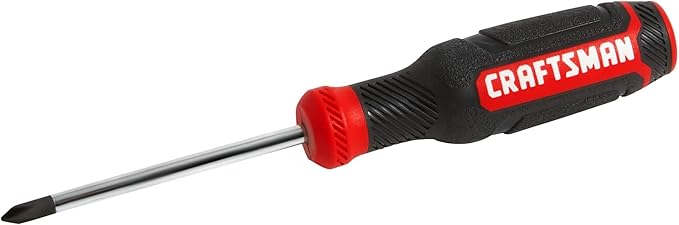 CRAFTSMAN Phillips Screwdriver, Bi-Material, PH 1 X 3 Inch (CMHT65052N)