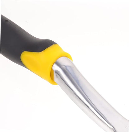 LIOOBO Garden Hand Cultivator Tool 3 Prong Tiller for Gardening Portable Digging Tool for Weeding and Soil Aeration Durable Magnesium Design