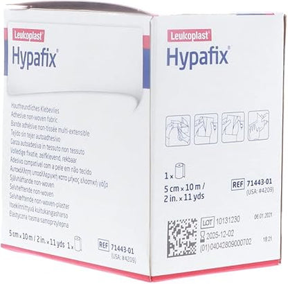 Hypafix Dressing Retention Tape: 2" X 10 Yds Each