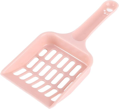 CAT POOP SIFTER, HOLDER DESIGN COMPACT CAT LITTER SCOOP HANDGABLE LONG WALL (Pink)