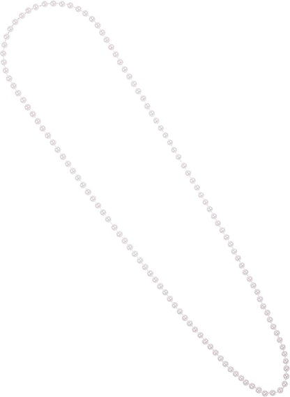 Kangaroo Flapper Beads - 48" Pearl Necklace