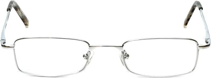 Calabria Reading Glasses - R753 Shiny Silver 5.00