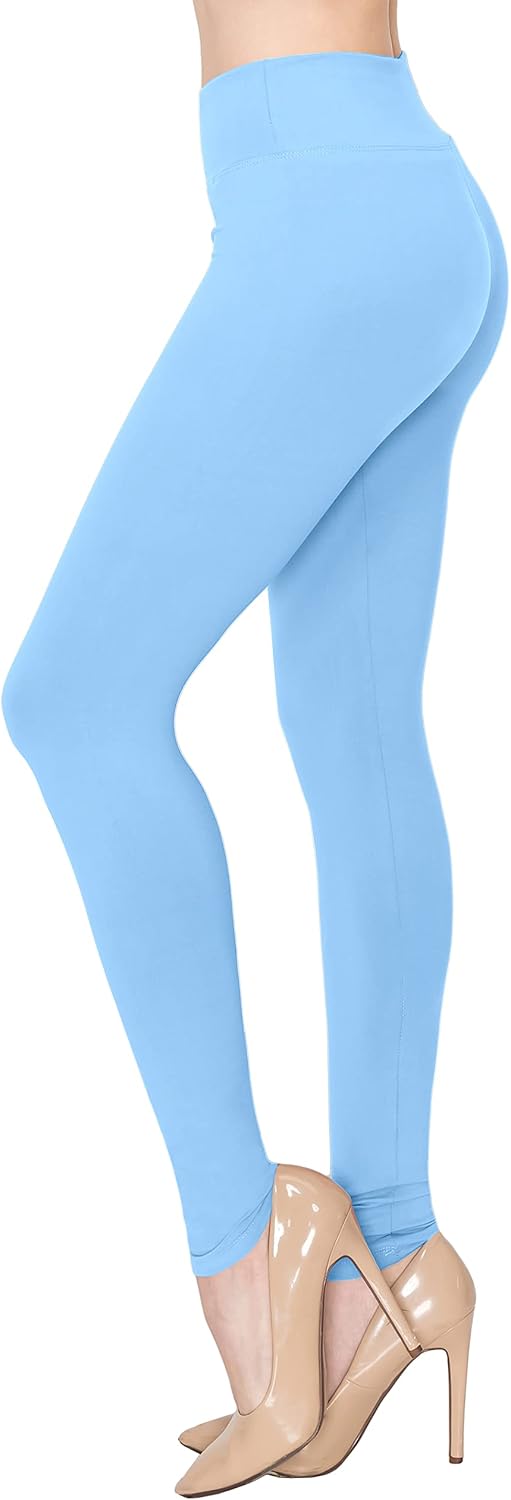 ALWAYS Women's Printed Peach Skin Leggings