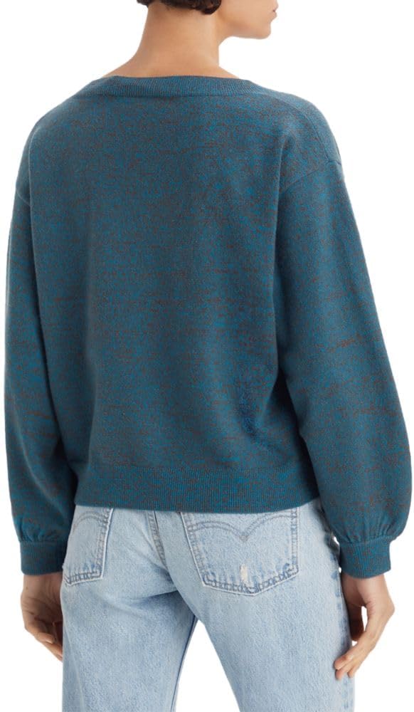 Womens Long Sleeve Flower Sweater