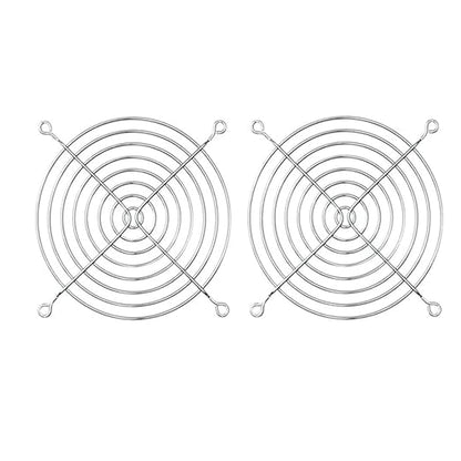 Metal Fan Grill 120mm PC Computer Fan Grill Mounting Finger Guard Protection Cover,Pack of 4