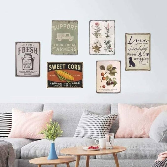 EYSL Tin Signs Vintage Room Sign For Teen Girls Bedroom Door Decor Boy Girl Rules Dorm Wall Accessories Cool Things Teens Funny Metal Gaming 12 X 8 In