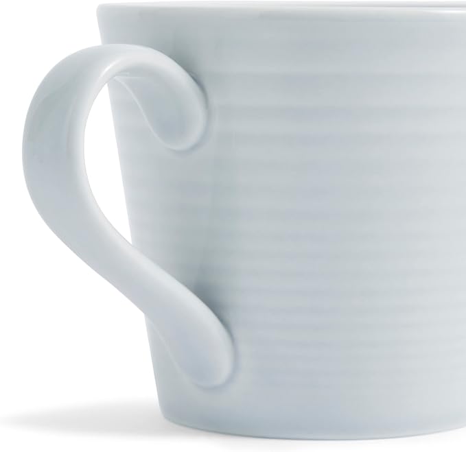 Royal Doulton Exclusively for Gordon Ramsay Maze Light Grey Mug, Set of 4, 13.5 oz