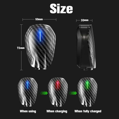 LOWEEY Car Door Lights Logo Projector, Wireless Puddle Lights for Most Cars Rechargeable 2-Pack LED Welcome Lights, Car Door Step Courtesy Shadow Ghost Lights Includes 6 Pairs Logo Slides