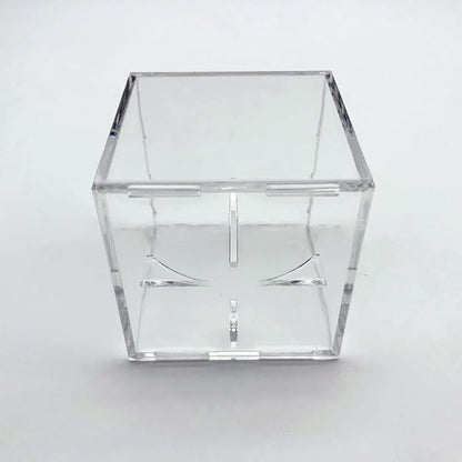 Clear Basketball Display Case Acrylic Football Basketball Storage Clear Box Sports Baseball Holder Container with Stand