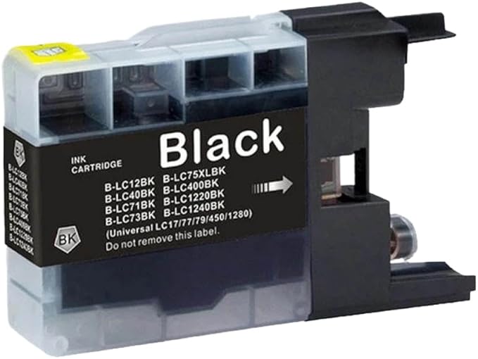 Compatible Ink Cartridge for LC1220 LC1240 Fits MFC-J6910CDW J6710CDW J5910CDW J825N(1 Black)