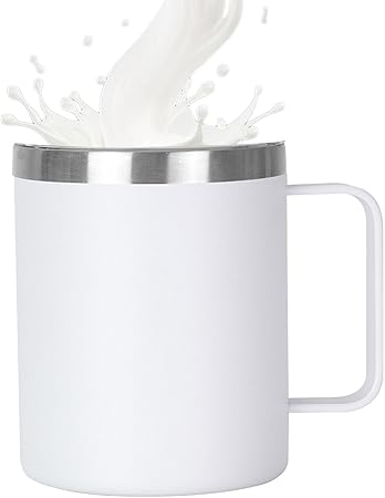 Insulated Travel Mug With Handle  Coffee Cup with Lid Handle Travel Insulated Mug  Water Cups Insulated Water Bottle Car Coffee Mug for Drink Coffee Hot Iced