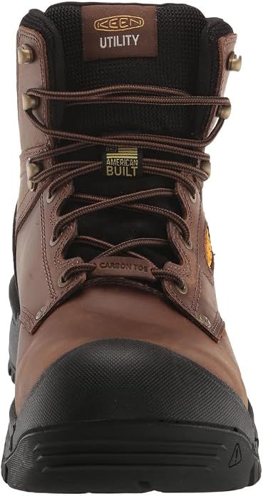 Size 12D, KEEN Utility Men's Independence 6" Leather Waterproof Composite Toe Work Boot