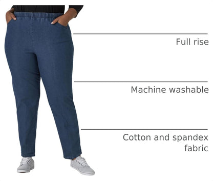 Classic Collection Women's Plus Size Pull-On Pant