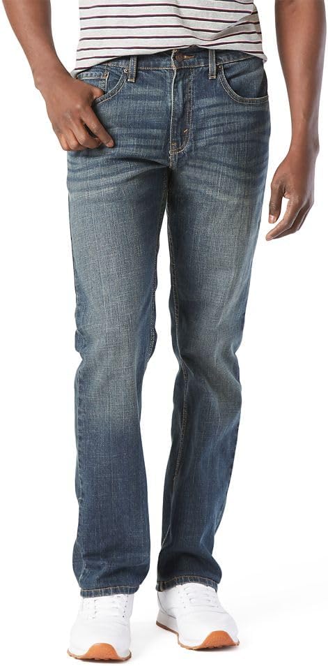 Levi Strauss Signature Gold Men's Relaxed Fit Flex Jean Pants
