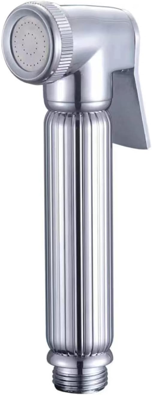 Metal Handheld Bidet Sprayer Toilet-Adjustable Water Pressure Control with Bidet Hose for Feminine Wash Bidet Faucets Sprayer for Kitchen and Toilet Cleaning