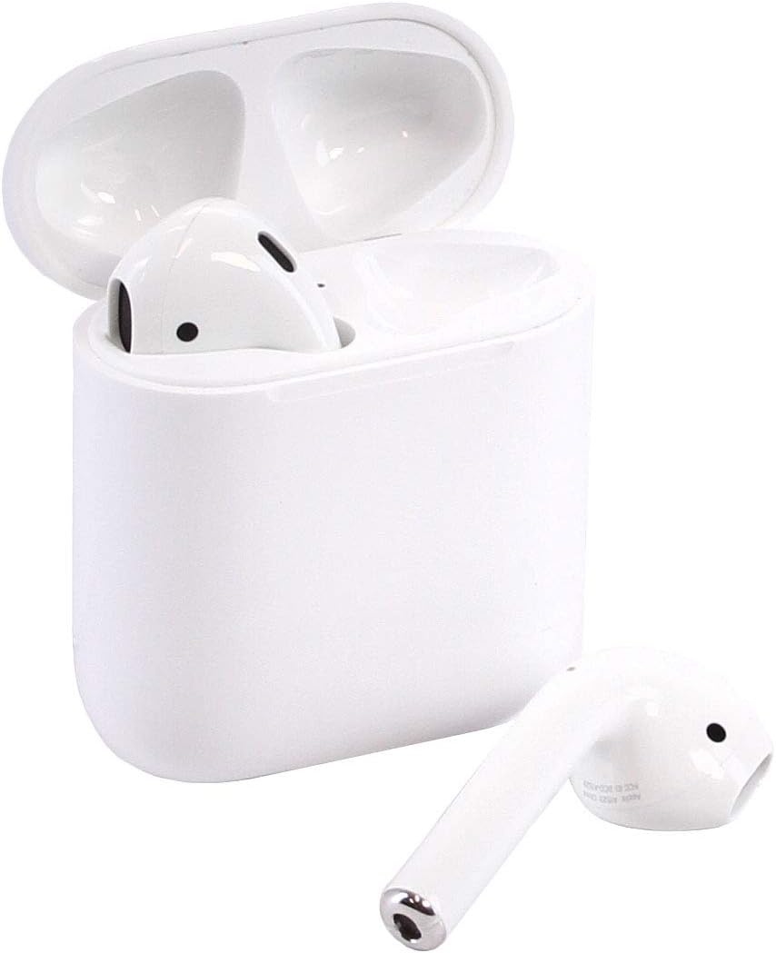 Apple Airpods In-Ear Bluetooth Wireless Headset with lightning charging case included - model A2031(Renewed)(No original Packaging)