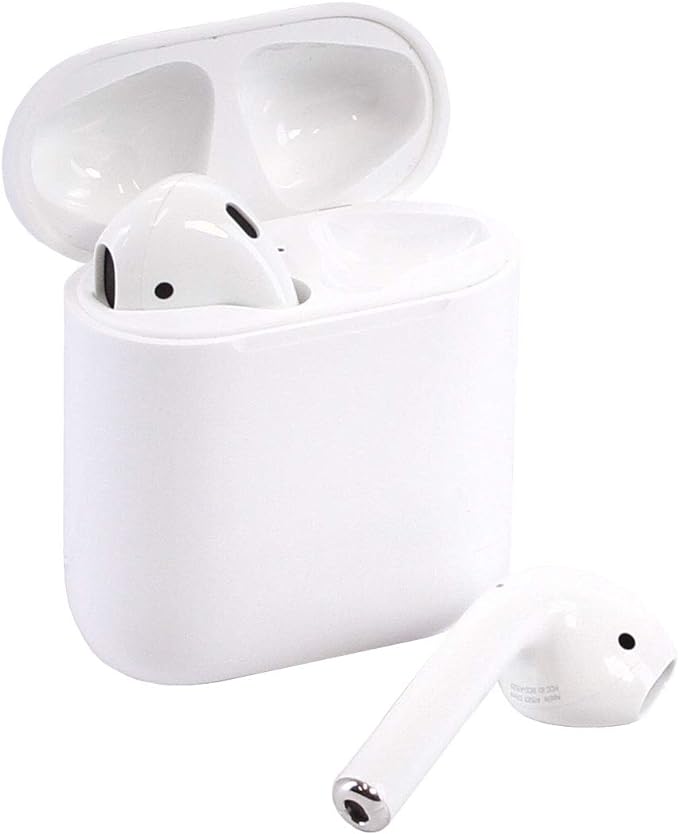 Apple Airpods In-Ear Bluetooth Wireless Headset with lightning charging case included - model A2031(Renewed)(No original Packaging)
