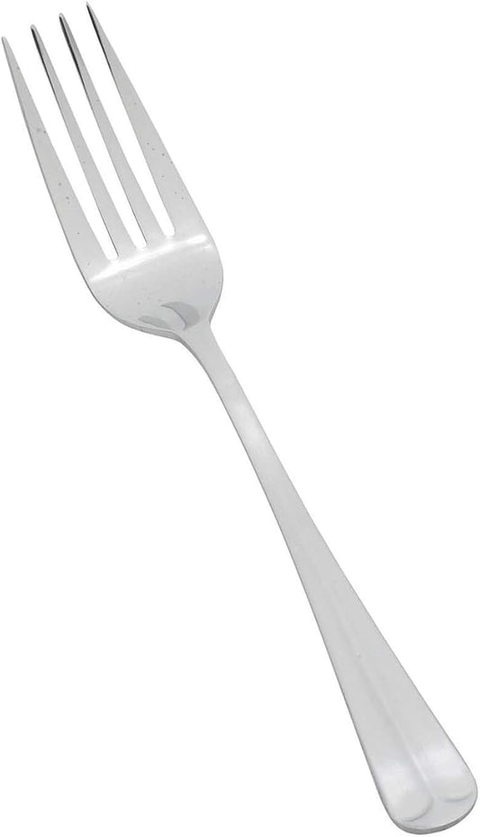 Winco 12-Piece Lafayette 4-Tine Dinner Fork Set, 18-0 Stainless Steel