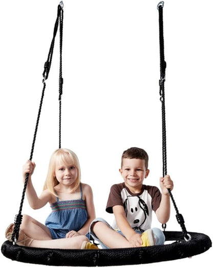 Saucer Tree Swing - Multi-Strand Ropes Replacement Support 700 lbs 80 inch Length Adjustable - Pack of 2