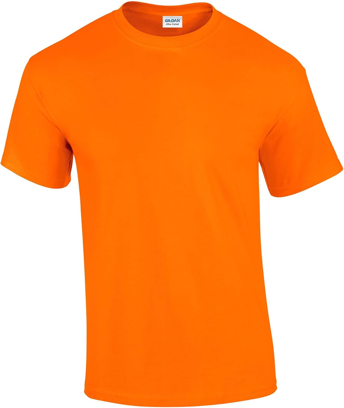 Gildan Unisex Adult Ultra Cotton T-Shirt (Small) (Safety Orange)