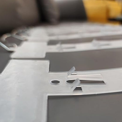 10 Pieces Hanging Merchandise Strips Retail Hanging Holder Supermarket Shelf